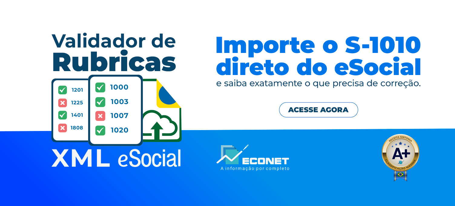 Validador de Rubricas do eSocial
